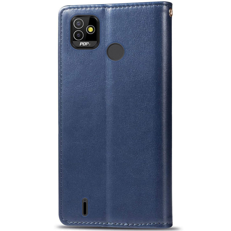 Книжка GETMAN Gallant для TECNO POP 5 синя-1